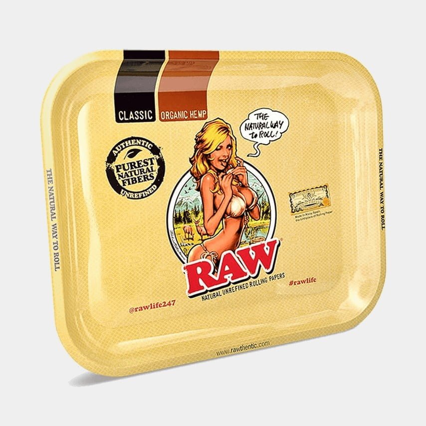 345235-1.jpg wholesale RAW - Bikini Large Metal Rolling Tray
