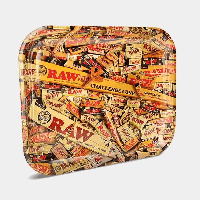 3467346356-1.jpg RAW - Mixed Products Large Metal Rolling Tray