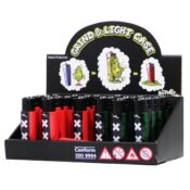 Clipper Amsterdam XXX lighter with built-in grinder case (22pcs/display)