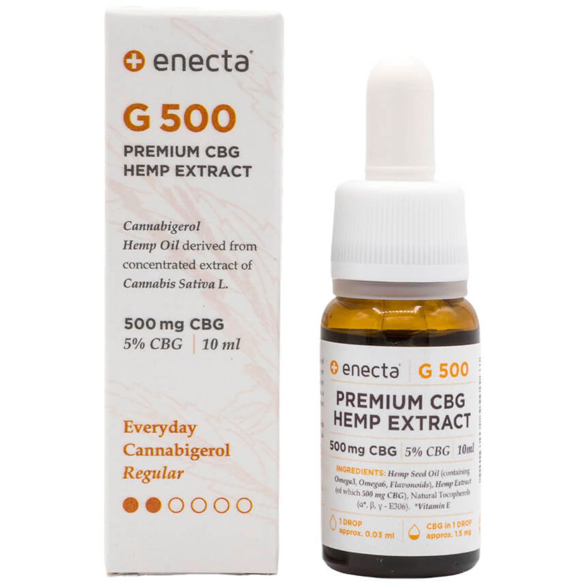Enecta-G500-5-CBG-Oil-500mg-10ml-Wholesale-10 Enecta G500 5% CBG Oil 500mg (10ml) - Image 1