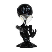 Black Alien Glass Bong 15cm - Image 2