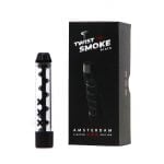 Twist 'n Smoke Twisted Glass Blunt Black Amsterdam Special Edition Wholesale Twist 'n Smoke Twisted Glass Blunt Black
