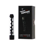 Wholesale Twist 'n Smoke Twisted Glass Blunt Black