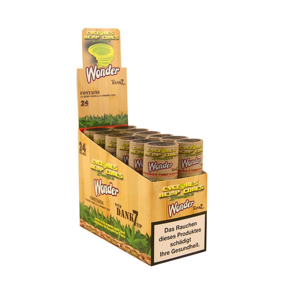 wholesale-hemp-wraps-cyclones-56889789436.jpg Cyclones Hemp Cones Wonderberry (24pcs/display) - Image 1