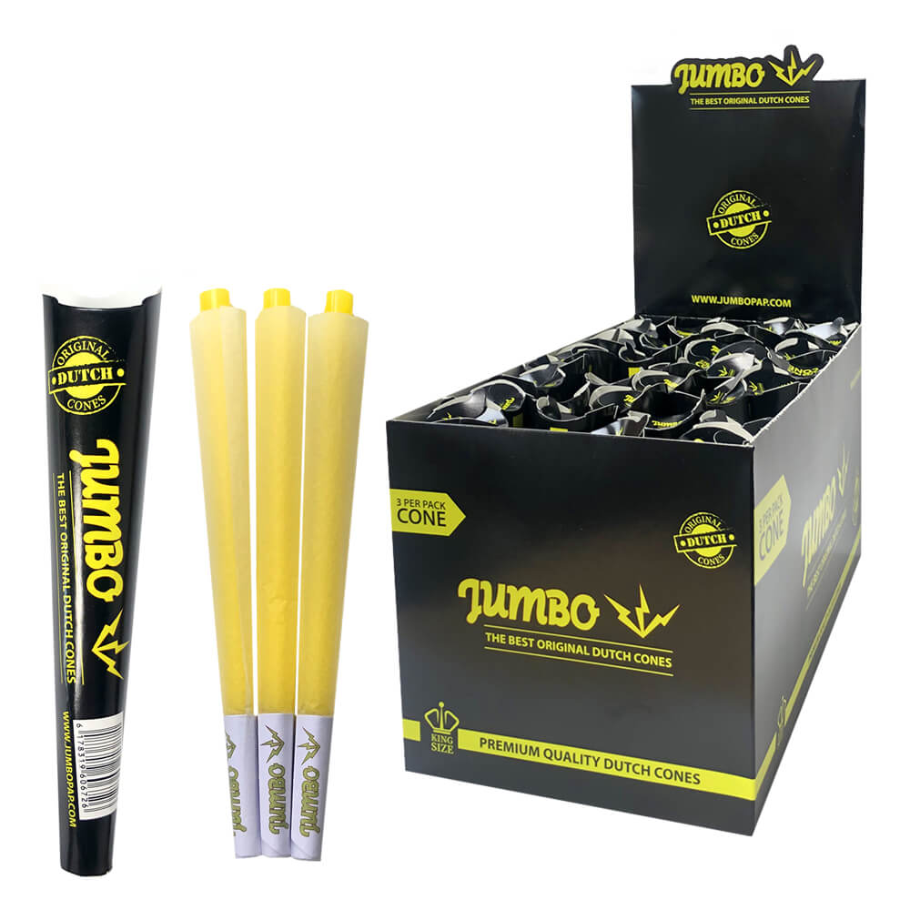 wholesale-jumbo-rolling-papers-cones-black-main wholesale Jumbo King Size Black Cones 3 Cones