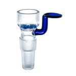 Blue Bong Glass Bowl Holder with Screen Dual Size 14mm and 18mm wholesale glass bowl screen blue