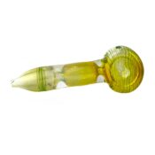 Green Bubble Glass Pipe - Image 2