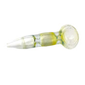White Bubble Glass Pipe - Image 2
