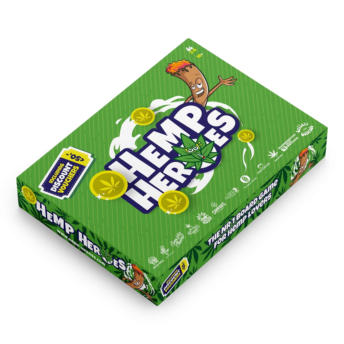 wholesale-hemp-hero-gameboard-2 wholesale Hemp Heroes Cannabis Boardgame 2-6 Players