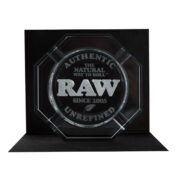 RAW Lead Free Crystal Glass Ashtray + Giftbox - Image 3