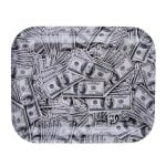 Skunk Brand Dollar Bills Metal Rolling Tray wholesale Skunk Brand Dollar Bills Metal Rolling Tray