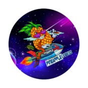 Metal Grinder Best Buds Pineapple Express 4 Parts - 50mm (12pcs/display) - Image 2