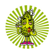 Metal Grinder Best Buds Pizza 4 Parts - 50mm (12pcs/display) - Image 2