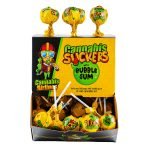 Cannabis Airlines Cannabis Suckers Lollipops with Bubble Gum (50pcs) wholesale Cannabis Airlines Cannabis Suckers Lollipops with Bubble Gum