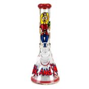 Cartoon Girl Handcrafted Glass Bong 25cm - Image 2