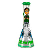Cartoon Guy Handcrafted Glass Bong 25cm - Image 2