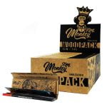 Monkey King Woodpack Unbleached Rolling Papers with Tips (24pcs/display) wholesale Monkey King Woodpack Unbleached Rolling Papers with Tips
