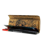 Monkey King Woodpack Unbleached Rolling Papers with Tips (24pcs/display) - Image 3
