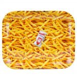 RAW French Fries Large Metal Rolling Tray wholesale RAW French Fries Large Metal Rolling Tray