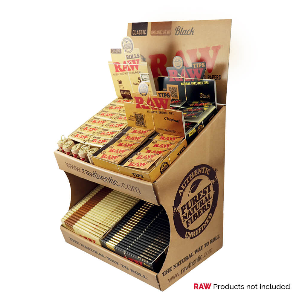 wholesale-raw-display-large Wholesale RAW Counter Carton Display Large
