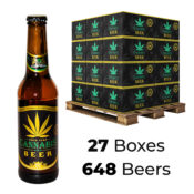 wholesale Cannabis Flavoured Beer 4.5% Gold Leaf