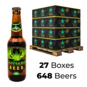 wholesale Cannabis Flavoured Beer 4.5% Green Leaf