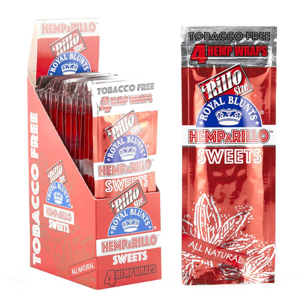 wholesale-hemparillo-sweets wholesale Hemparillo Hemp Wraps Sweets x4 Blunts