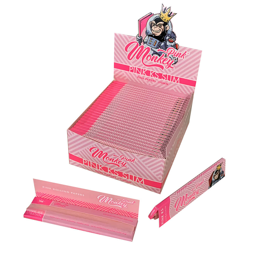 wholesale-monkey-king-pink-ks-slim wholesale Monkey King Pink KS Slim Rolling Papers