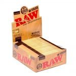 RAW Kingsize slim papiers à rouler (50pcs/présentoir) Vente en gros de papier à rouler mince RAW Kingsize