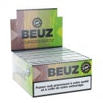 Beuz KS lim Unbleached Rolling Papers with Tips (24pcs/display) wholesale beuz king size tips unbleached