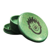 Eco Friendly Grinder ZigZag Green 3 Parts - 60mm (12pcs/display) - Image 3