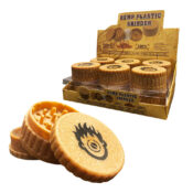 wholesale Biodegradable Hemp Grinder ZigZag 3 Parts