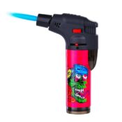 Prof Crazy Skulls Windproof Blue Flame Lighters (12pcs/display) - Image 2