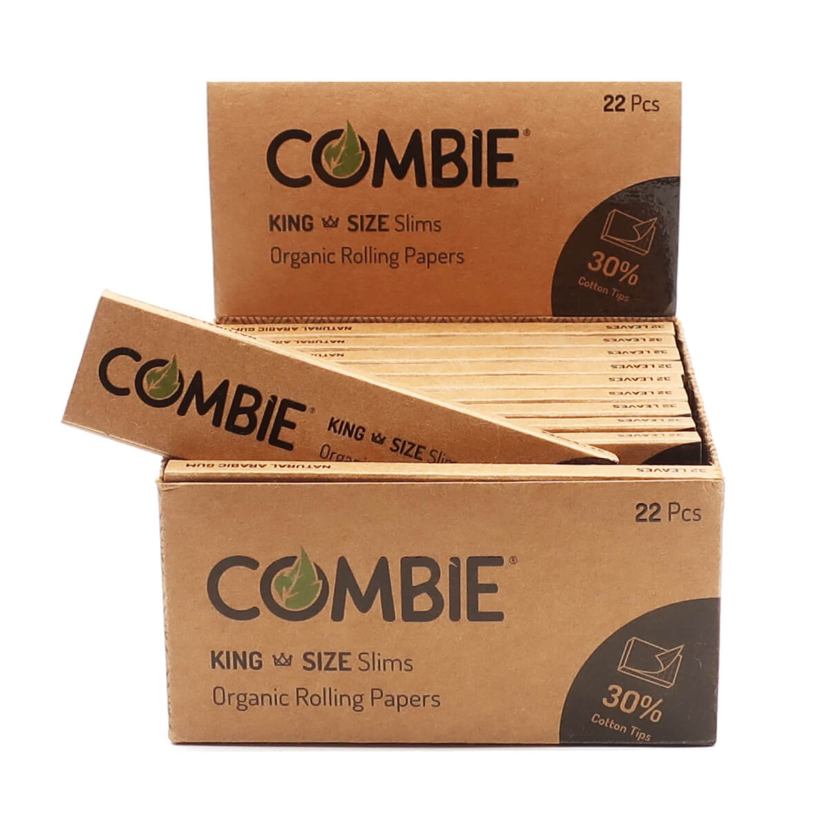 wholesale-combie-papers holesale Combie Kingsize Slim Rolling Papers + Tips