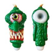 Wholesale Exhausted Pickle Glass Pipe Monster Edition