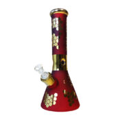 wholesale Red Bee Hexagon Triple Thick Glass Bong
