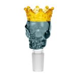 wholesale Skull Crown Blue Glass Bong Bowl