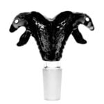 wholesale Double Snake Black Bong Glass Bowl