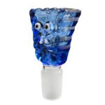 wholesale Sponge Blue Glass Bong Bowl 18mm