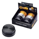 Champ High Compact Metal Grinder 4 Parts - 63mm (6pcs/display) Wholesale Champ High Compact Metal Grinder 4 Parts