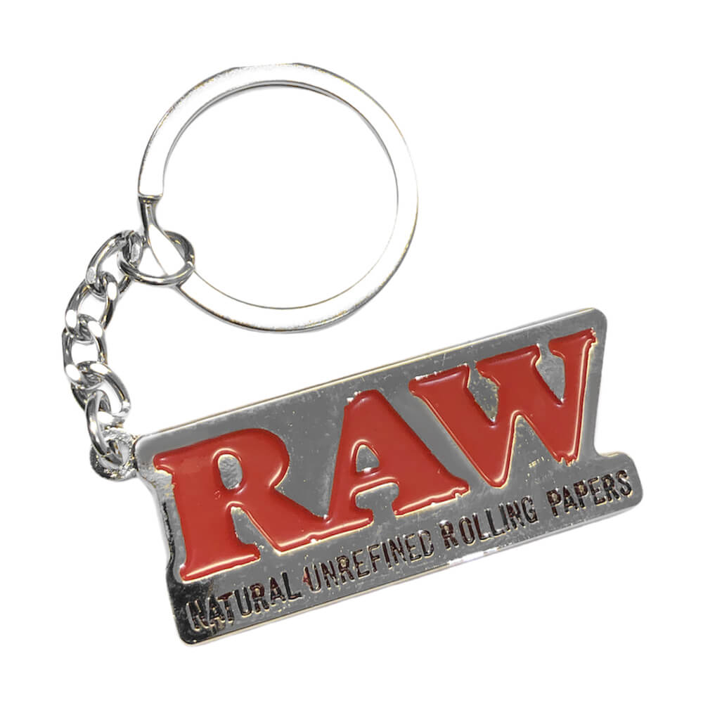wholesale-raw-keyring wholesale RAW Metal Keyring Keychain Silver