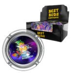 wholesale Best Buds Small Glass Ashtrays Pineapple Express