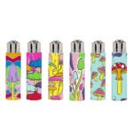 wholesale Clipper Nature Pattern Pop Cover Silicone Lighters