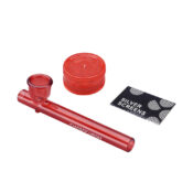 Champ High Glass Pipe with Grinder and Screens (12pcs/display) - Image 3