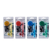 Champ High Glass Pipe with Grinder and Screens (12pcs/display) - Image 2