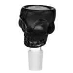wholesale glass bowl skull black