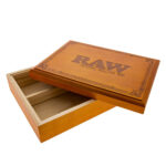 wholesale RAW x RYOT Natural Rolling Box in Wood