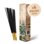 Cannabis Incense Sticks - Vanilla and Dry Cannabis Leaves Scented (6packs/display) Wholesale Cannabis Incense Sticks - Vanilla