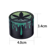 Champ High Dripping Leaf Paint Small Metal Grinder 4 Parts - 40mm (12pcs/display) - Image 2