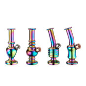 Champ High Mini Glass Rainbow Bong 12.5 cm (12pcs/display) - Image 3